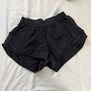 Lululemon black hotty hot shorts!
